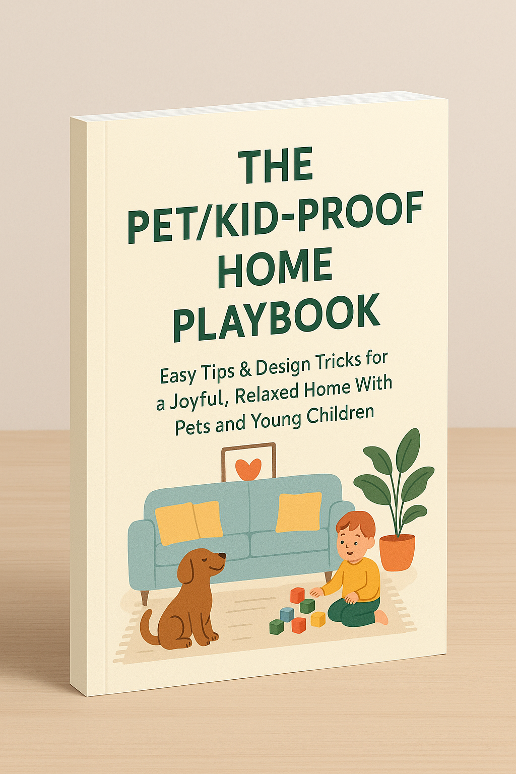FREE Pet/Kid Proof Home Playbook - E-book